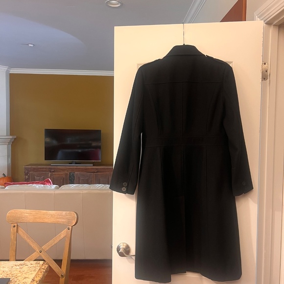 Kenneth Cole Wool Blend Midi Coat - Size 8 - Picture 2 of 4